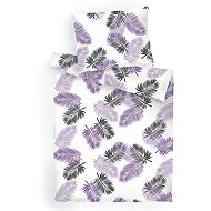 Dadka Linen cotton Feathers purple 140 × 200, 70 × 90 cm - Bed Linen
