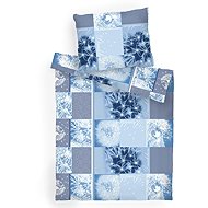Dadka Linen cotton Dandelion 3D blue 140 × 200, 70 × 90 cm - Bed Linen