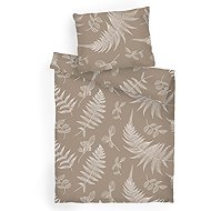Dadka Linen crepe fern white on opal 140 × 200, 70 × 90 cm - Bed Linen