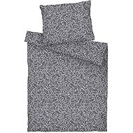 DADKA bavlněné povlečení Sorat tmavě šedý 140 × 200, 70 × 90 cm - Bed Linen