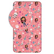 Jerry Fabrics Gabbys Dollhouse Sheet 90 × 200 × 25 cm - Bedsheet