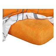 Dadka Terry orange 60×120×10 cm - Cot sheet