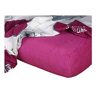 Dadka Terry blackberry 60×120×10 cm - Cot sheet