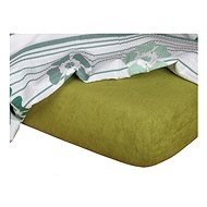 Dadka Terry olive 60×120×10 cm - Cot sheet