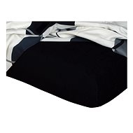 Dadka Terry black 60×120×10 cm - Cot sheet