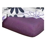 Dadka Terry purple 60×120×10 cm - Cot sheet