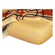 Dadka Jersey ochre 60×120×10 cm - Cot sheet