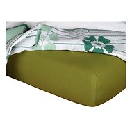 Dadka Jersey olive 60×120×10 cm - Cot sheet