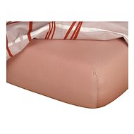 Dadka Jersey sheet beige 90 × 200 × 20 cm - Bedsheet