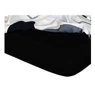 Dadka Jersey sheet black 80 × 200 × 24 cm - Bedsheet