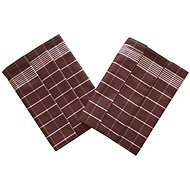 Svitap Sleepwell Positiv Egyptian cotton dark brown/white 3 pcs - Kitchen Towel