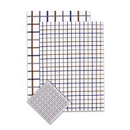 Svitap Sleepwell Extra Absorbent Karo mix blue 3 pcs - Kitchen Towel