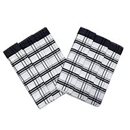 Svitap Sleepwell Extra Absorbent Traditional Plaid Black 3 pcs - Kitchen Towel