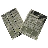 Svitap Sleepwell Extra Absorbent Olive Teapot/Point 3 pcs - Kitchen Towel