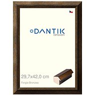 DANTIK frame 29,7 × 42, Forgia Bronzea plexi clear - Photo Frame