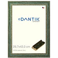 DANTIK frame 29,7 × 42, LYON green plexi clear - Photo Frame