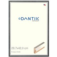 DANTIK frame 29,7 × 42, EVOQUE grey plexi clear - Photo Frame