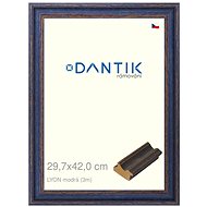 DANTIK frame 29,7 × 42, LYON blue plexi clear - Photo Frame