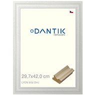 DANTIK frame 29,7 × 42, LYON White plexi clear - Photo Frame