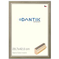 DANTIK frame 29,7 × 42, OPERA Colori blue plexi clear - Photo Frame