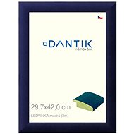 DANTIK frame 29,7 × 42, LEDVINKA blue plexi clear - Photo Frame