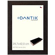 DANTIK frame 29,7 × 42, RETRO black plexi clear - Photo Frame