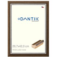 DANTIK frame 29,7 × 42, TAIGA light brown plexi clear - Photo Frame