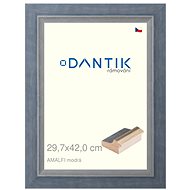 DANTIK frame 29,7 × 42, AMALFI blue plexi clear - Photo Frame