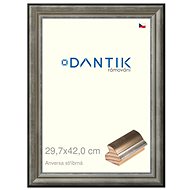 DANTIK frame 29,7 × 42, ANIVERSA silver plexi clear - Photo Frame