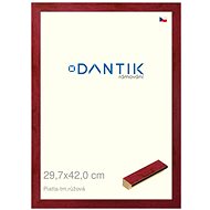 DANTIK frame 29,7 × 42, PIATTA dark pink plexi clear - Photo Frame