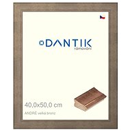 DANTIK frame 40 × 50, ANDRÉ big bronze plexi clear - Photo Frame