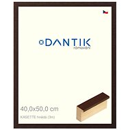 DANTIK frame 40 × 50, KASSETTE brown plexi clear - Photo Frame