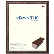 DANTIK frame 40 × 50, TRITON copper antique plexi clear - Photo Frame
