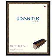 DANTIK frame 40 × 50, TRITON black plexi clear - Photo Frame
