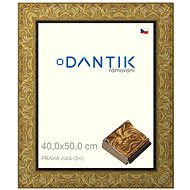 DANTIK frame 40 × 50, PRAGUE gold plexi clear - Photo Frame