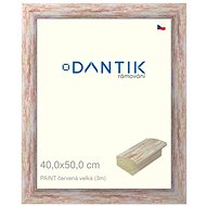DANTIK frame 40 × 50, PAINT red large plexi clear - Photo Frame