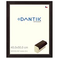DANTIK frame 40 × 50, WOODLINE brown plexi clear - Photo Frame