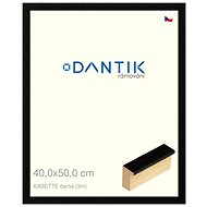 DANTIK frame 40 × 50, KASSETTE black plexi clear - Photo Frame