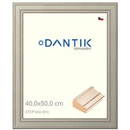 DANTIK frame 40 × 50, STEP white plexi clear - Photo Frame