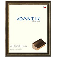 DANTIK frame 40 × 50, Ferrosa bronze plexi clear - Photo Frame