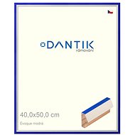 DANTIK frame 40 × 50, EVOQUE blue plexi clear - Photo Frame