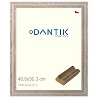 DANTIK frame 40 × 50, LYON grey plexi clear - Photo Frame