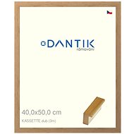 DANTIK frame 40 × 50, KASSETTE oak plexi clear - Photo Frame