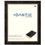 DANTIK frame 40 × 50, CARRARA brown-black plexi clear - Photo Frame