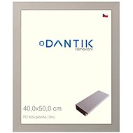 DANTIK frame 40 × 50, FC White flat plexi clear - Photo Frame