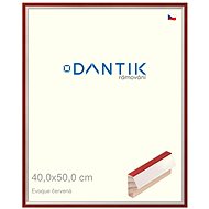 DANTIK frame 40 × 50, EVOQUE red plexi clear - Photo Frame