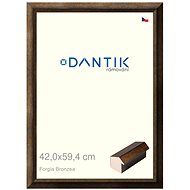 DANTIK frame 42 × 59,4, Forgia Bronzea plexi clear - Photo Frame