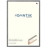 DANTIK frame 42 × 59,4, EVOQUE grey plexi clear - Photo Frame