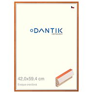 DANTIK frame 42 × 59,4, EVOQUE orange plexi clear - Photo Frame