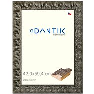 DANTIK frame 42 × 59,4, Dora Silver plexi clear - Photo Frame
